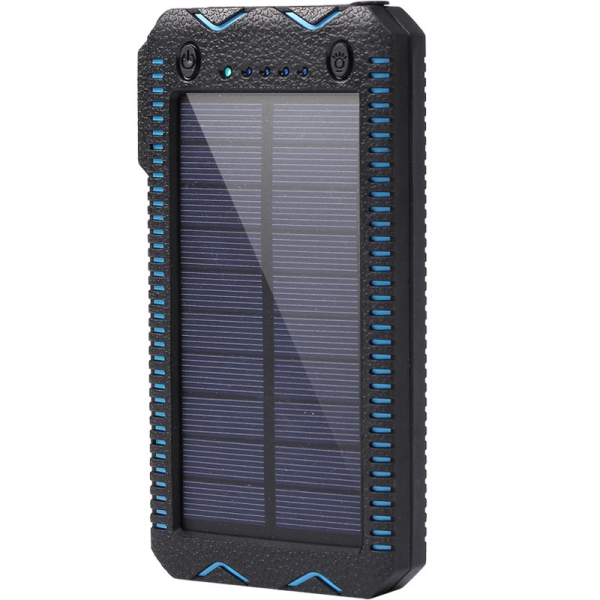 太阳能充电宝 大容量10000毫安智能防水多功能
